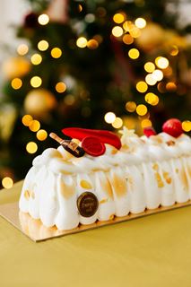 Buche gebrande merengue